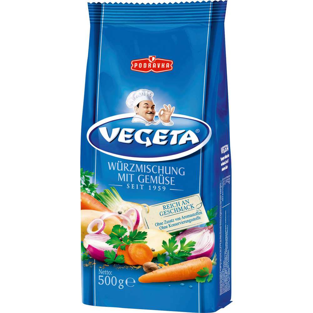 Produktabbildung Podravka Gewürzmischung Vegeta Gemüse