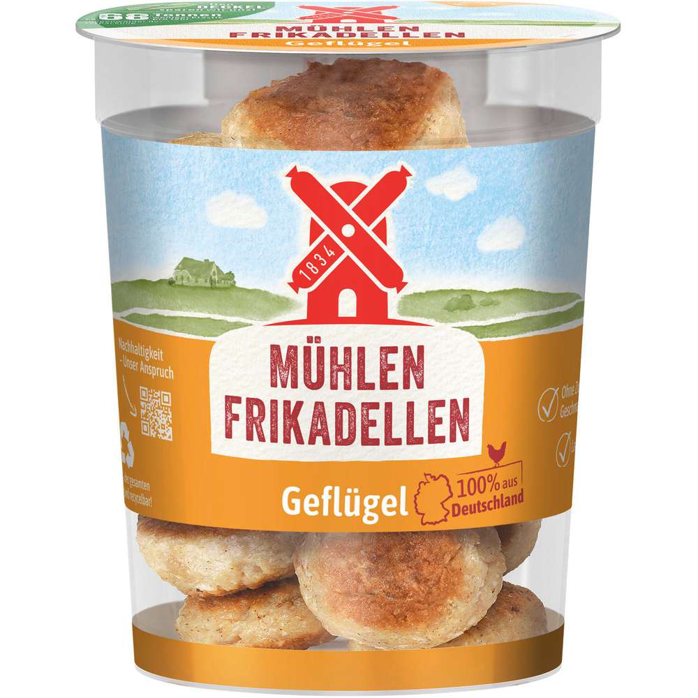 Produktabbildung Rügenwalder Mühle Mühlen Frikadellen, Geflügel