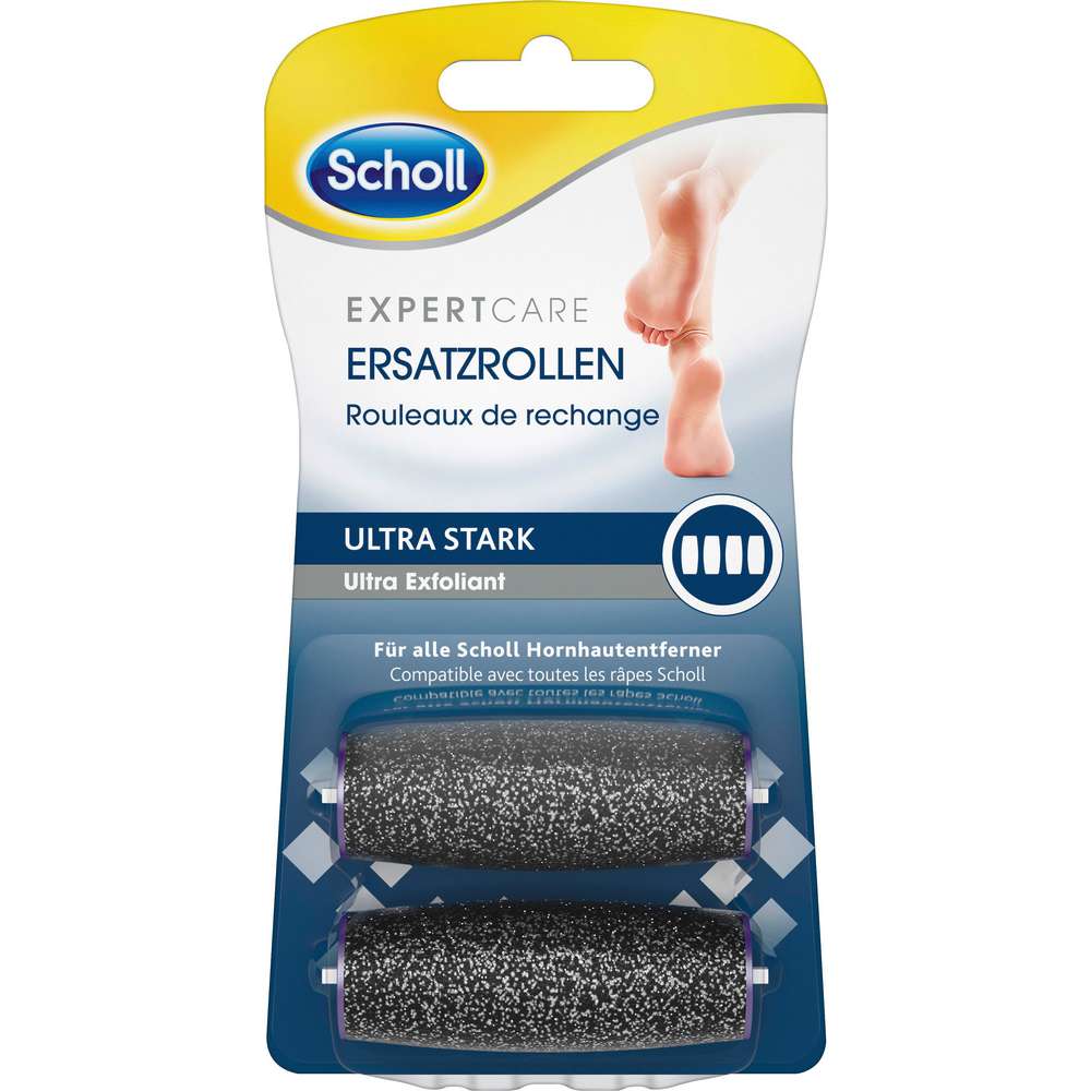 Produktabbildung Scholl Ersatzrollen Expert Care, Ultra Stark, mit Diamantpartikeln