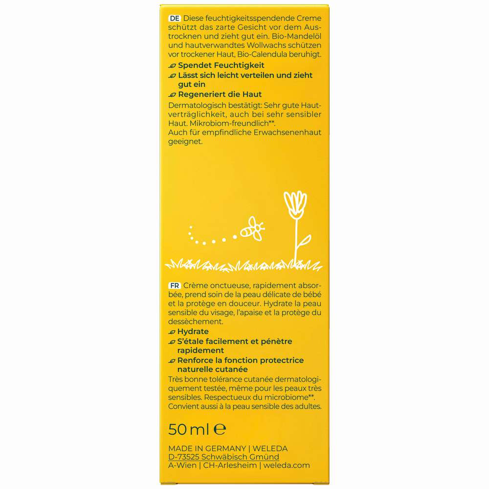 Produktabbildung Weleda Gesichtscreme Baby, Calendula