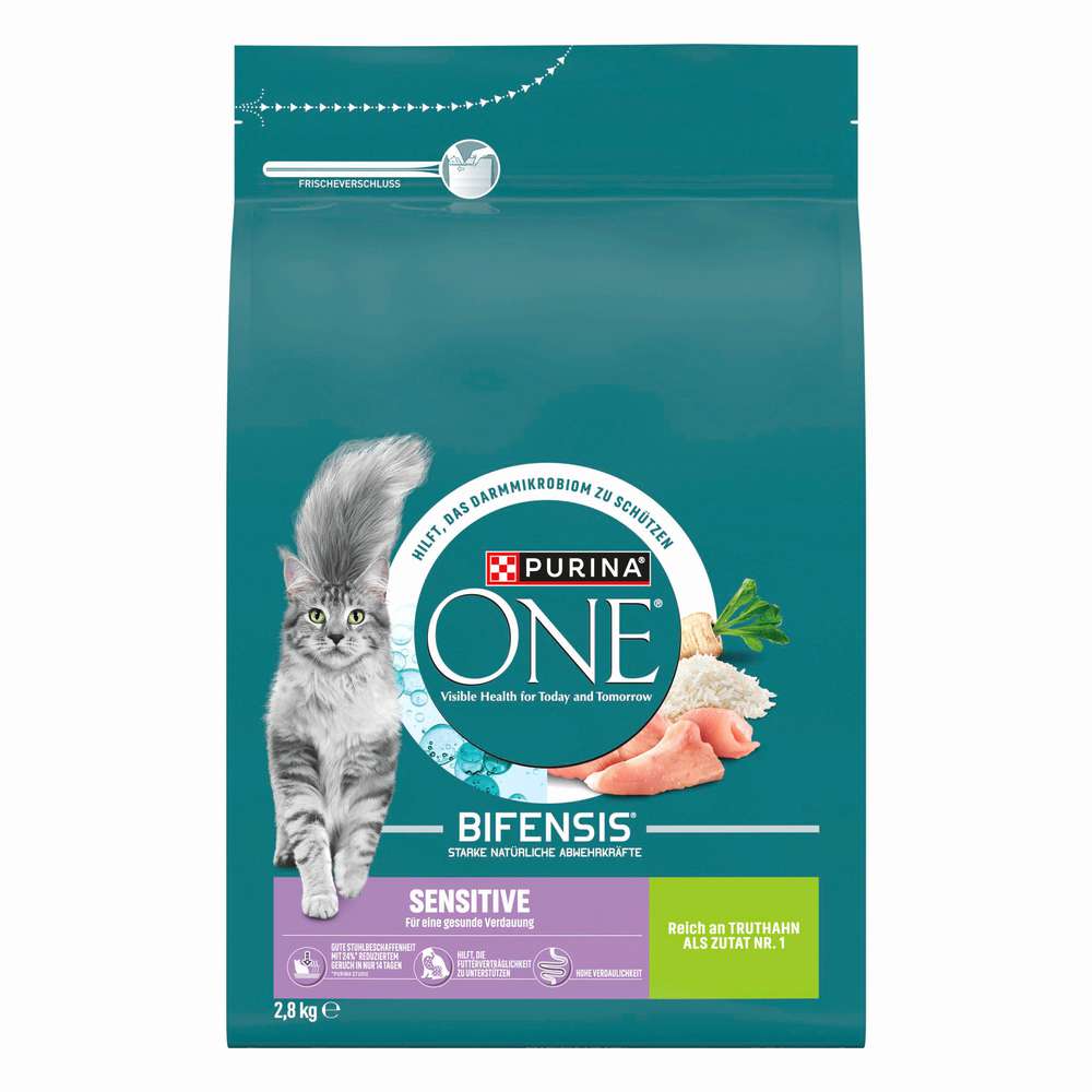 Produktabbildung Purina Katzen-Trockenfutter, Bifensis, Sensitive Truthahn