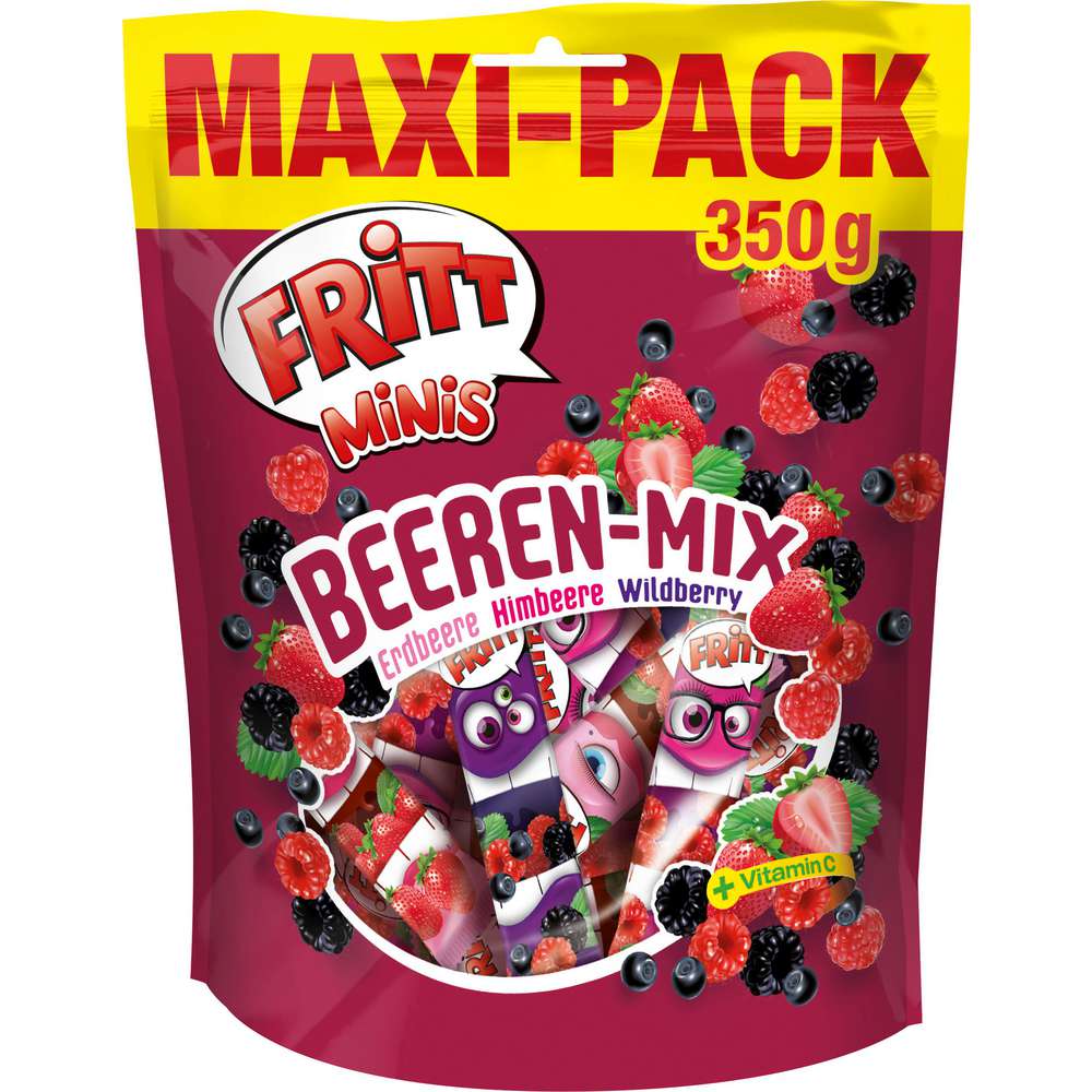 Produktabbildung Fritt Mini Kaubonbon, Beeren-Mix