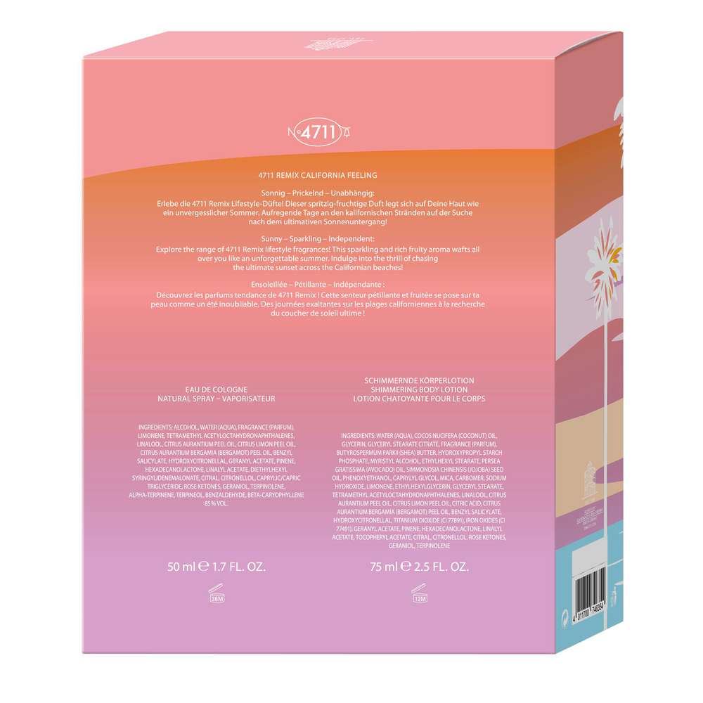 Produktabbildung 4711 Geschenk-Set Remix California Feeling