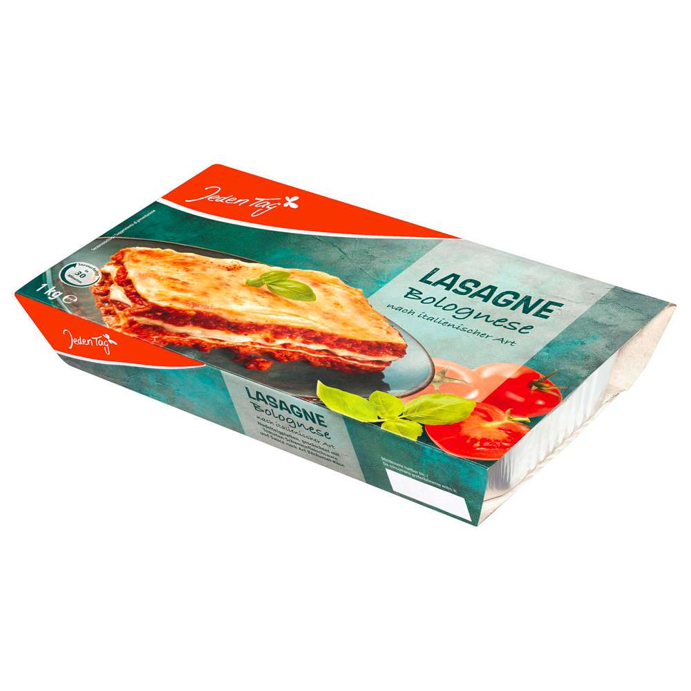 Produktabbildung Jeden Tag Lasagne Bolognese