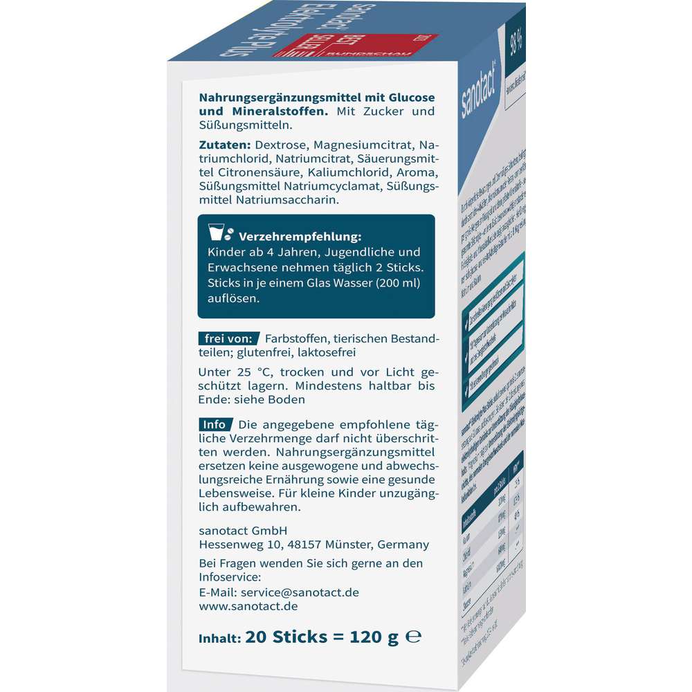 Produktabbildung sanotact Elektrolyte Plus