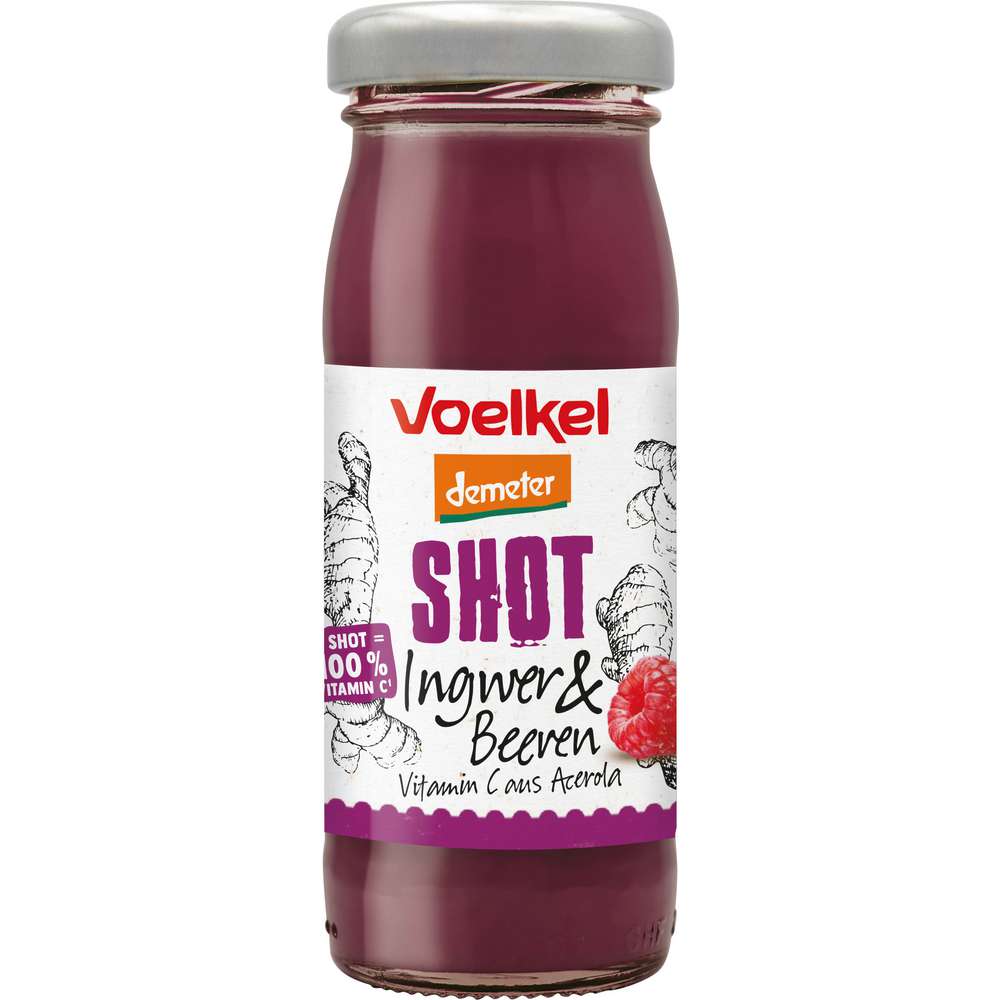 Produktabbildung Voelkel Ingwer Shot Beere 