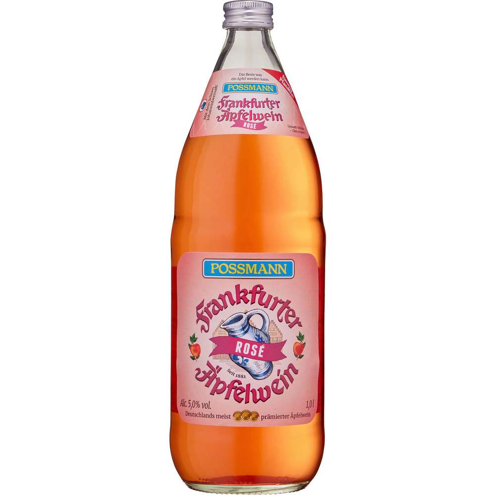 Produktabbildung Possmann Frankfurter Äpfelwein Rosé 