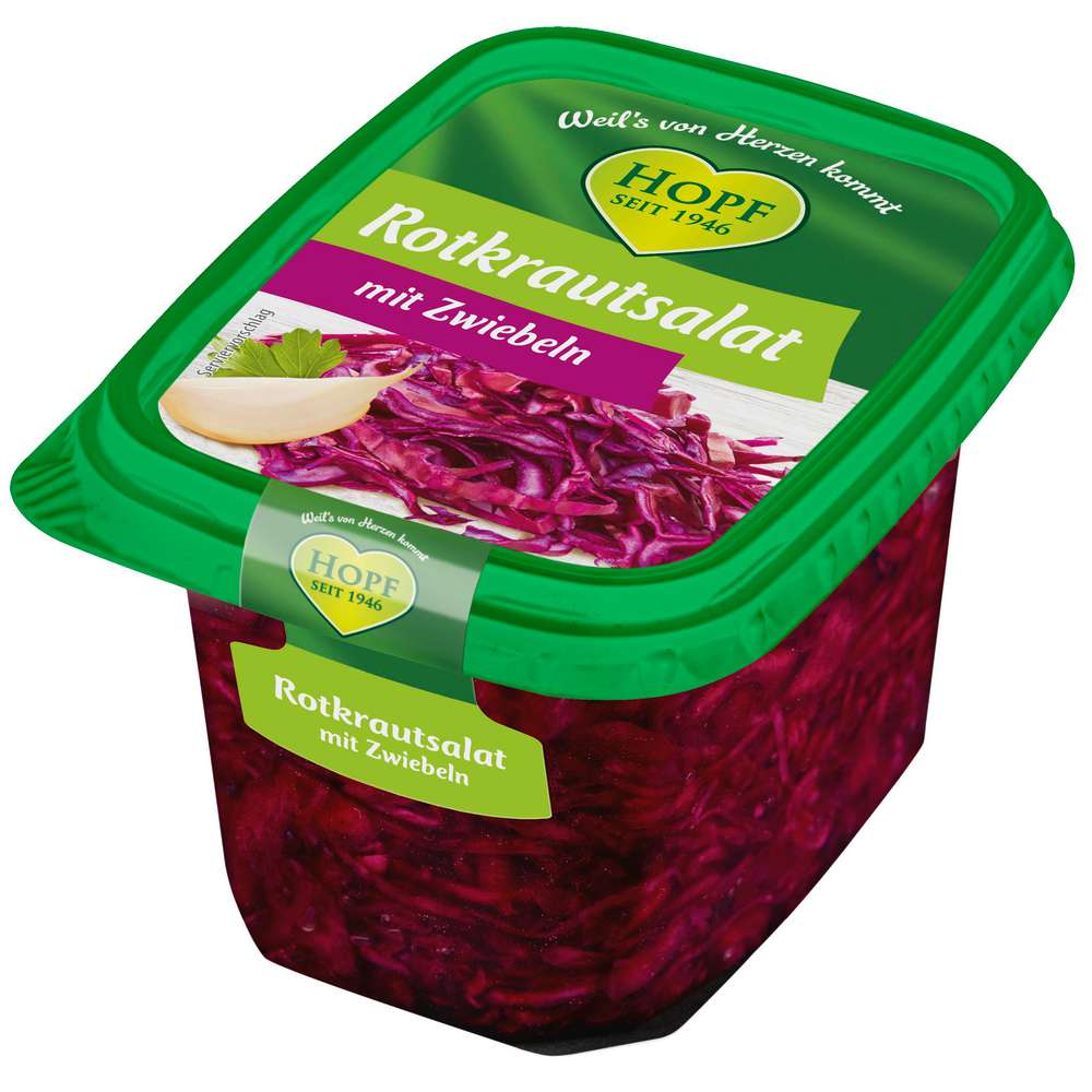 Produktabbildung Hopf Rotkrautsalat