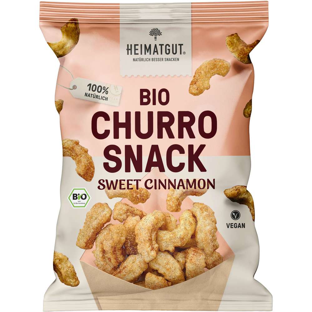 Produktabbildung Heimatgut Bio Churro Snack, Sweet Cinnamon