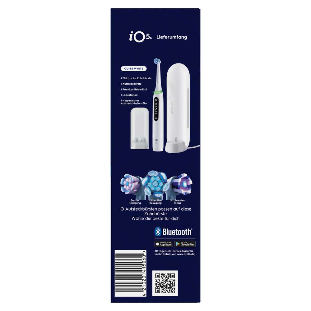 Produktabbildung Oral-B Elektrische Zahnbürste iO5, Quite White
