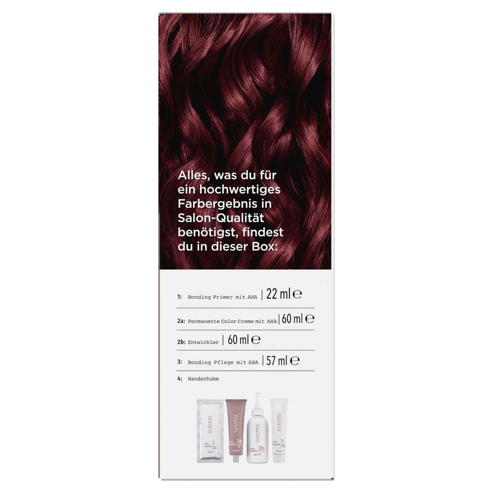 Produktabbildung Clairol Haarfarbe Colorstrong ohne Ammoniak, 4/46 Intensives Dunkelrot