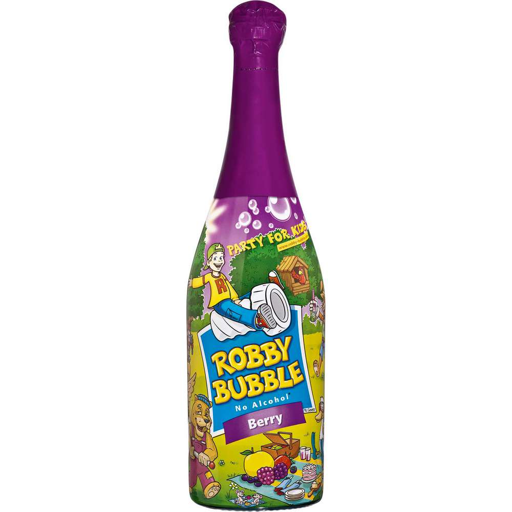 Produktabbildung Robby Bubble Beeren Kindersekt Berry, alkoholfrei