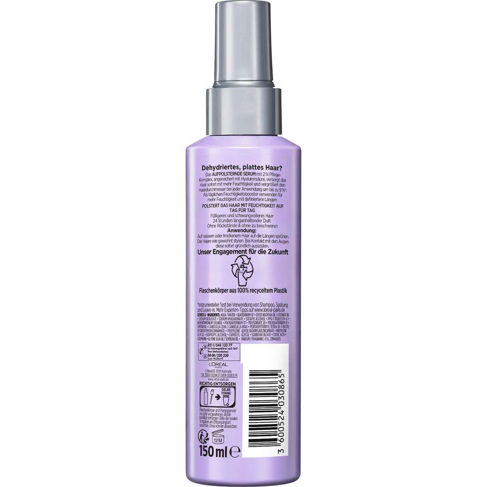 Produktabbildung L'Oreal Paris Elvital Haarkur Spray, Hydra Hyaluronic Serum