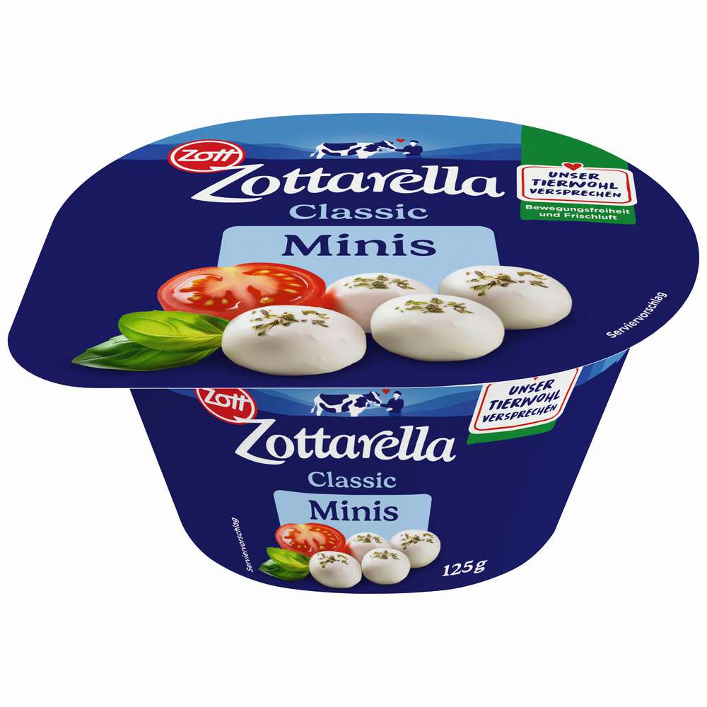 Produktabbildung Zott Mozarella Zottarella Minis, Classic