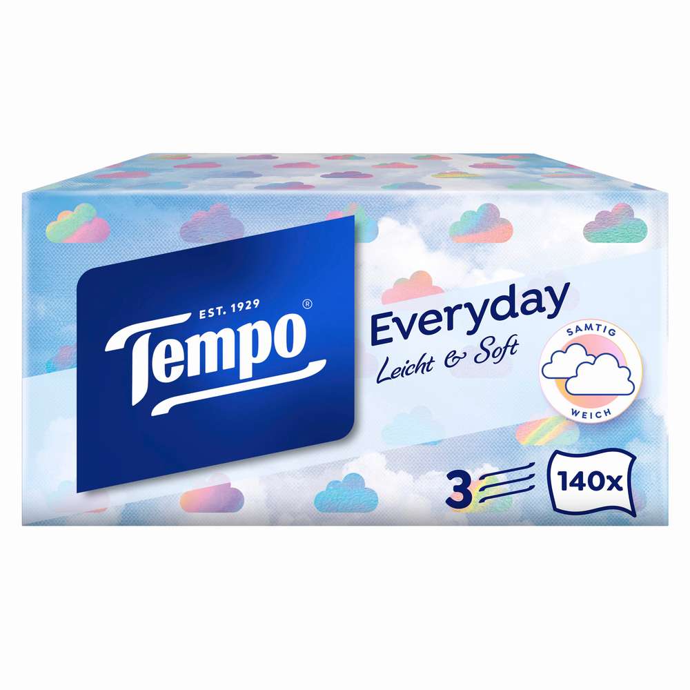 Produktabbildung Tempo Taschentücher Light, XXL Box