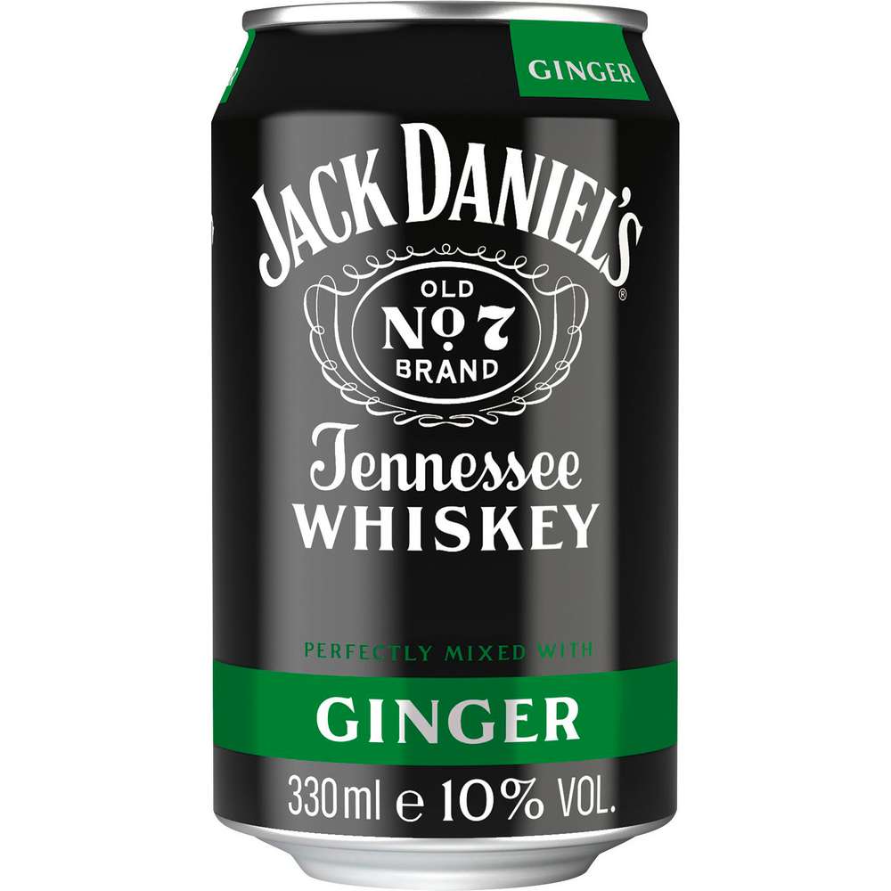 Produktabbildung Jack Daniel's Mixgetränk Whisky/Ginger 10%