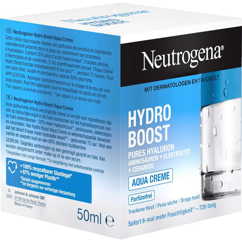 Produktabbildung Neutrogena Hadro Boost Tagescreme Aqua Creme