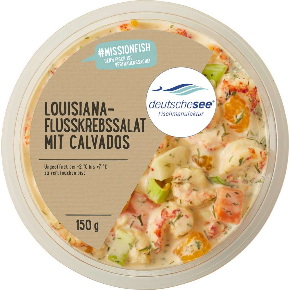 Produktabbildung Deutsche See Flusskrebscocktail mit Calvados