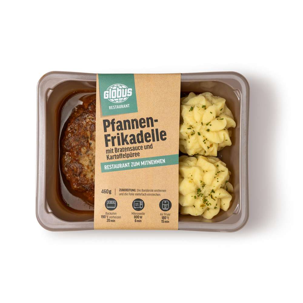 Produktabbildung  Frikadelle in Sauce mit Kartoffelpüree
