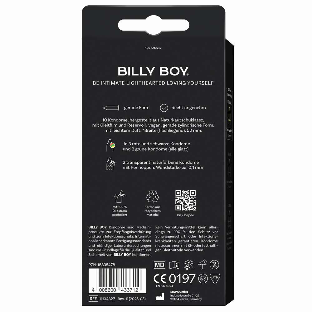 Produktabbildung Billy Boy Kondome Bunte Vielfalt