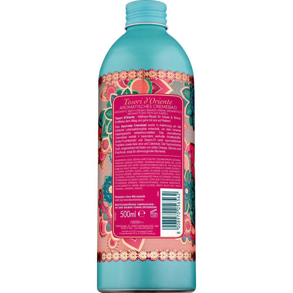 Produktabbildung Tesori d´Oriente Cremebad, Ayurveda