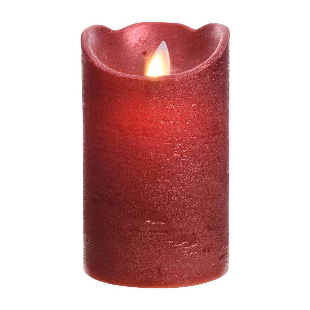 Produktabbildung Kaemingk LED Flackerkerze, rot
