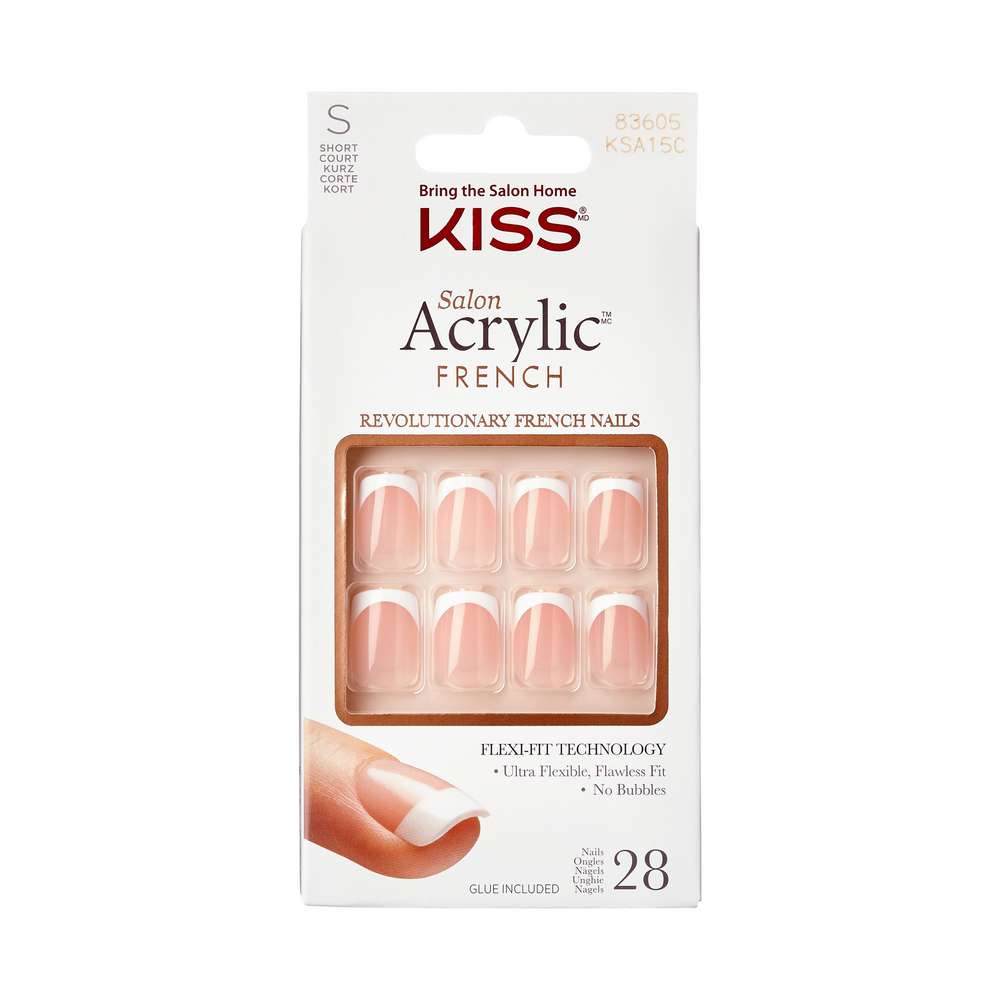 Produktabbildung Kiss Salon Acrylic FrenchNails Kit- Bonjour
