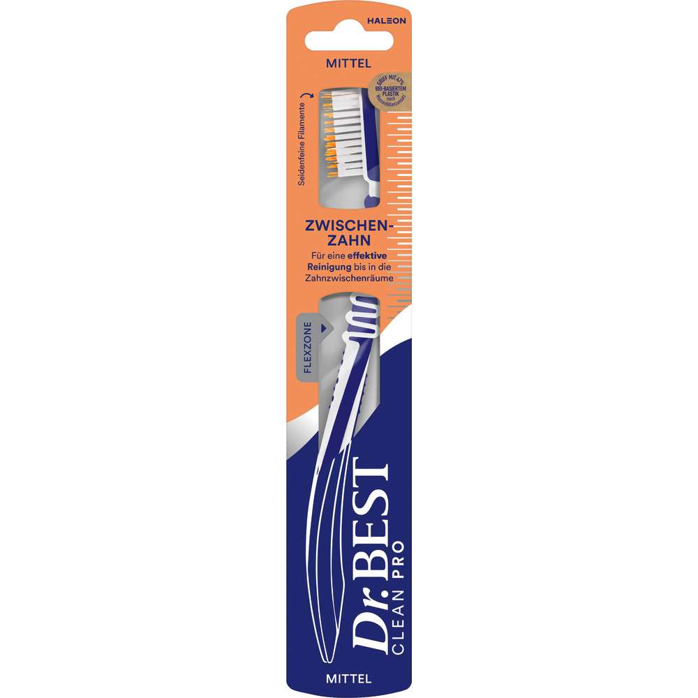 Produktabbildung Dr.Best Zahnbürste Premium, Zwischenzahn, Mittel