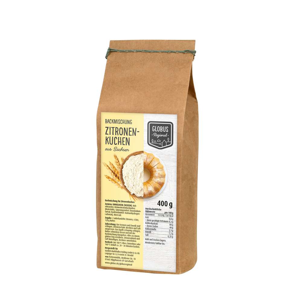 Produktabbildung GLOBUS Regional Backmischung, Zitronenkuchen