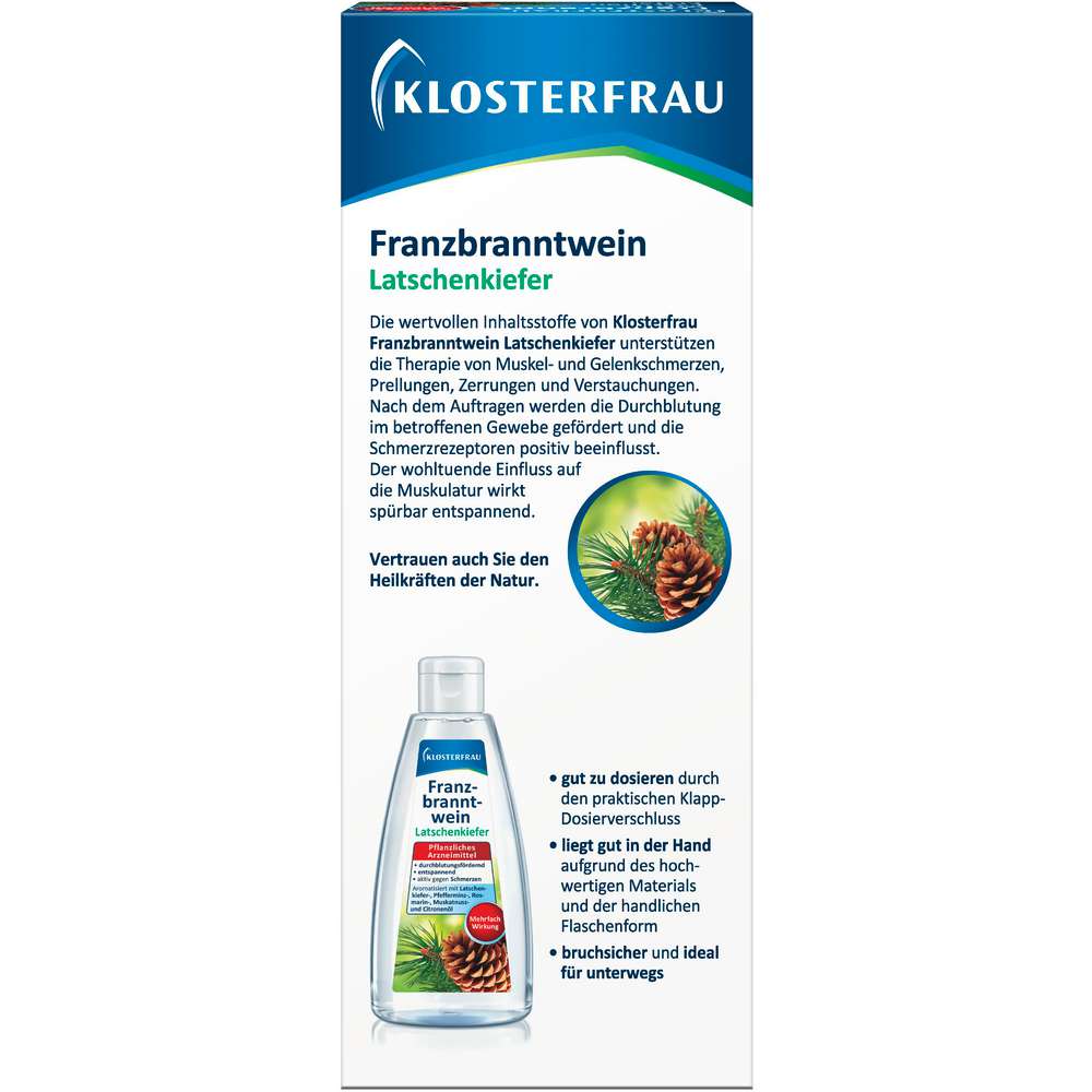 Produktabbildung Klosterfrau Franzbranntwein Latschenkiefer