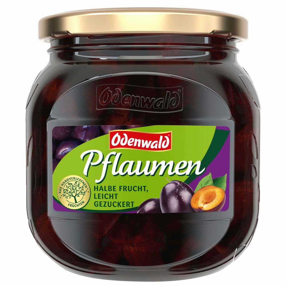 Produktabbildung Odenwald Pflaumen, halbe Frucht
