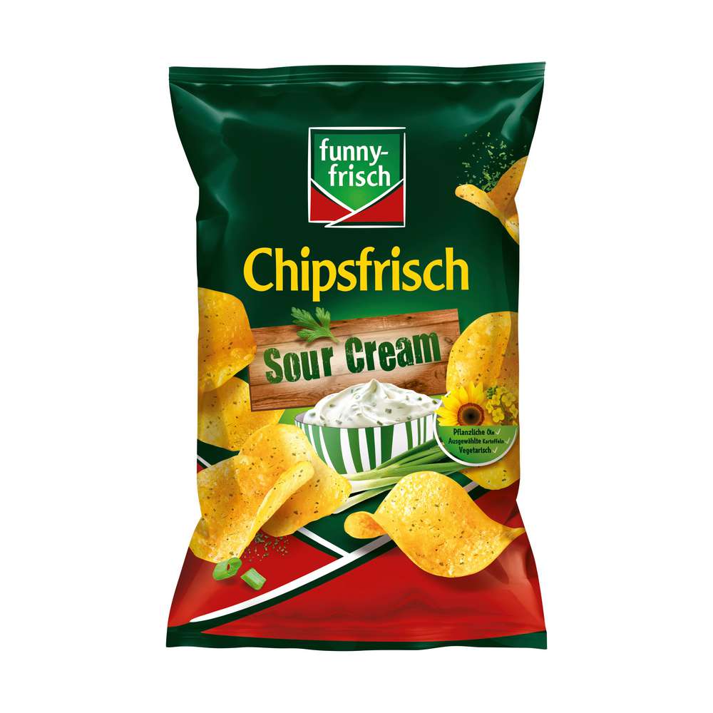 Produktabbildung funny-frisch Chipsfrisch, Sour Cream
