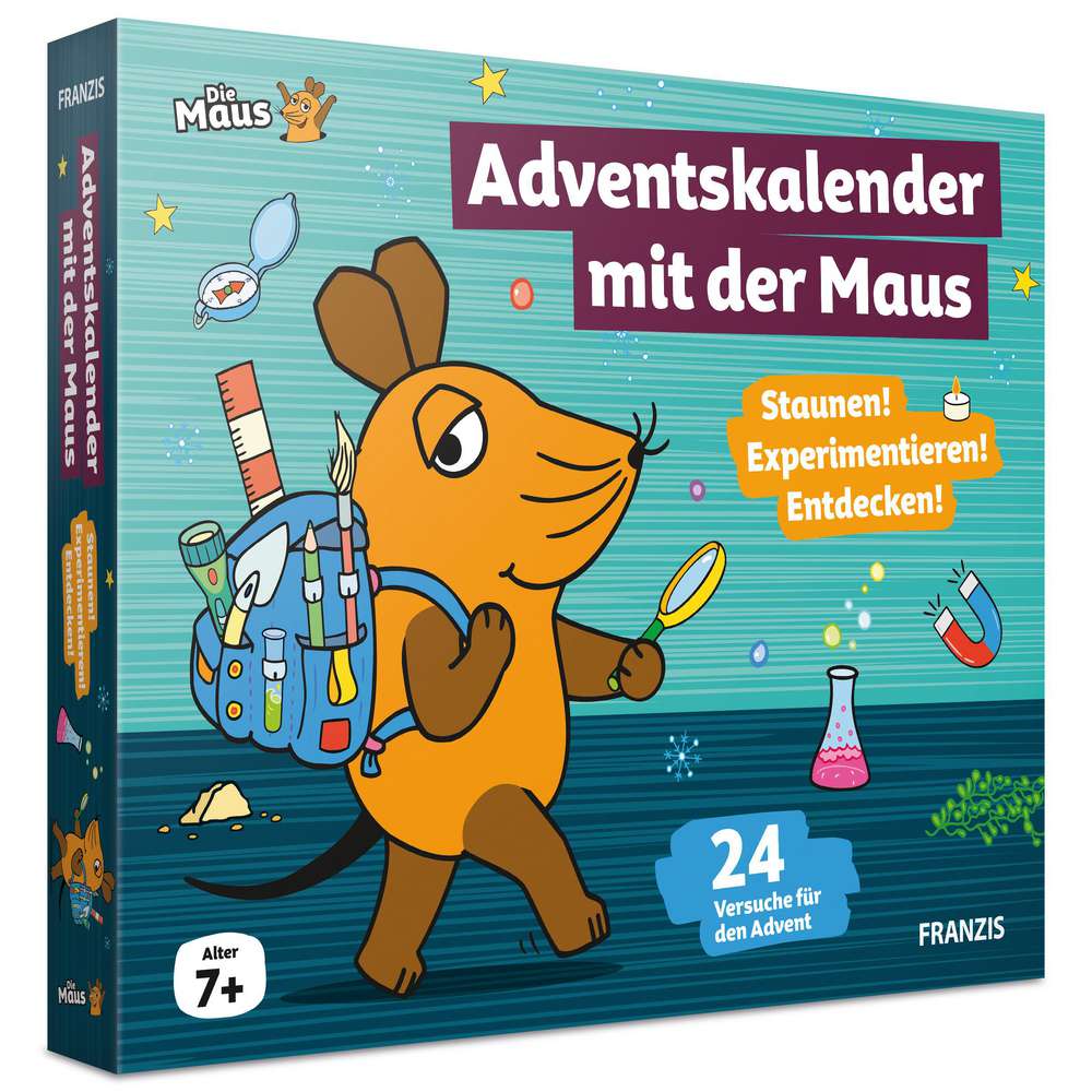 Produktabbildung Franzis Verlag Gmbh Adventskalender Forschen & Experimentieren mit der Maus