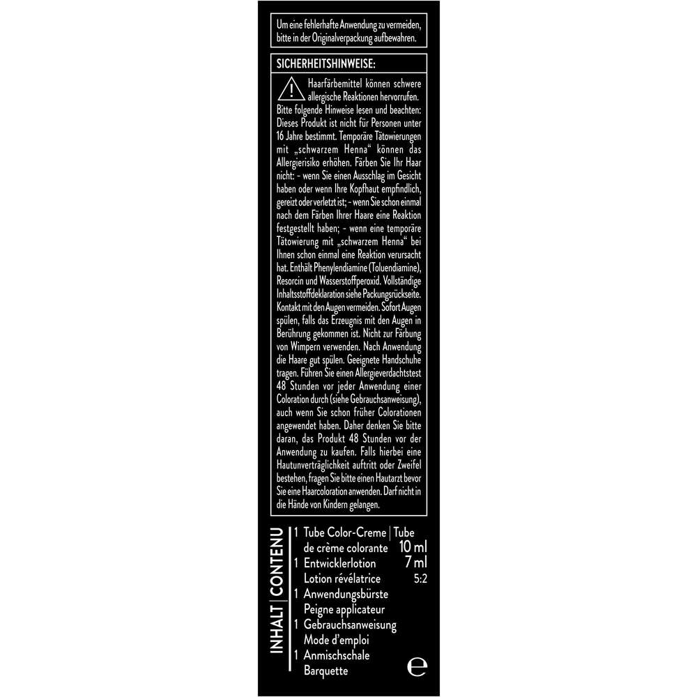 Produktabbildung Syoss Augenbrauenfarbe-Kit, schwarz