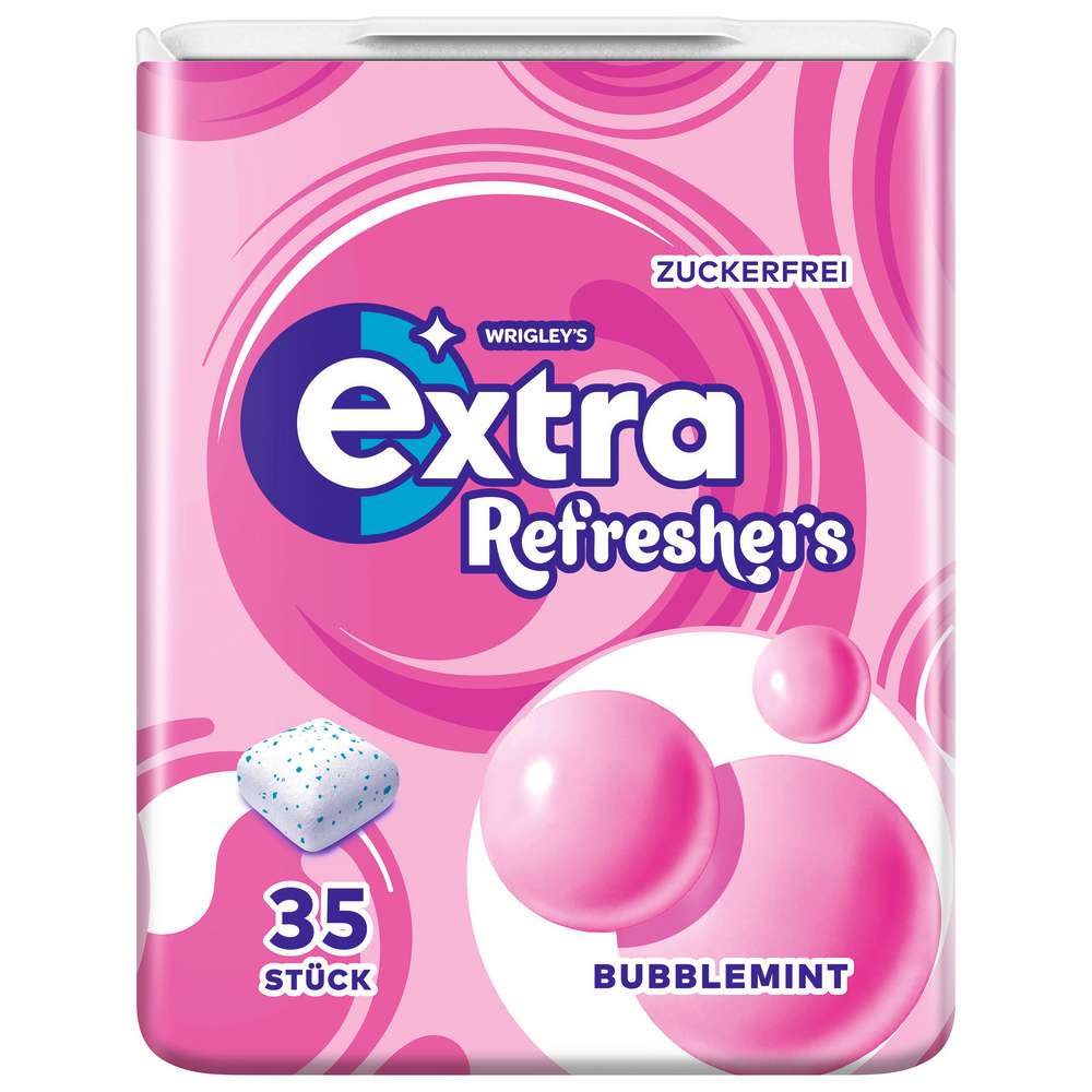 Produktabbildung Wrigley's Kaugummi Extra Refrehers, Bubblemint 