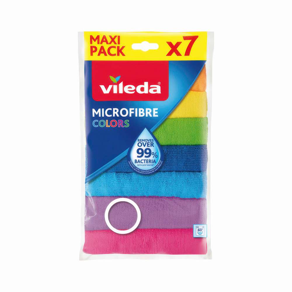 Produktabbildung Vileda Microfaser Allzwecktücher Color 7er