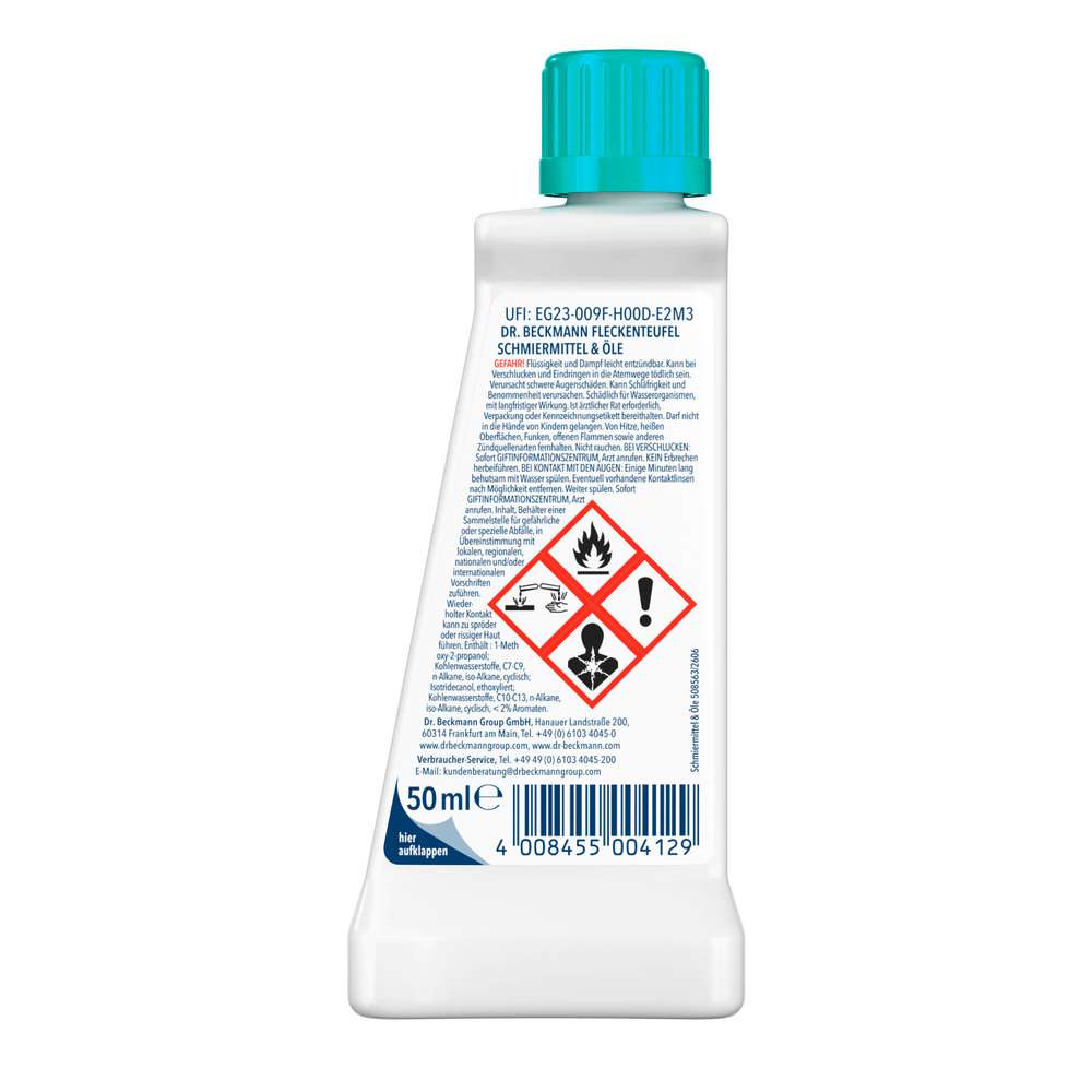 Produktabbildung Dr. Beckmann Fleckenteufel, Schmiermittel & Öl