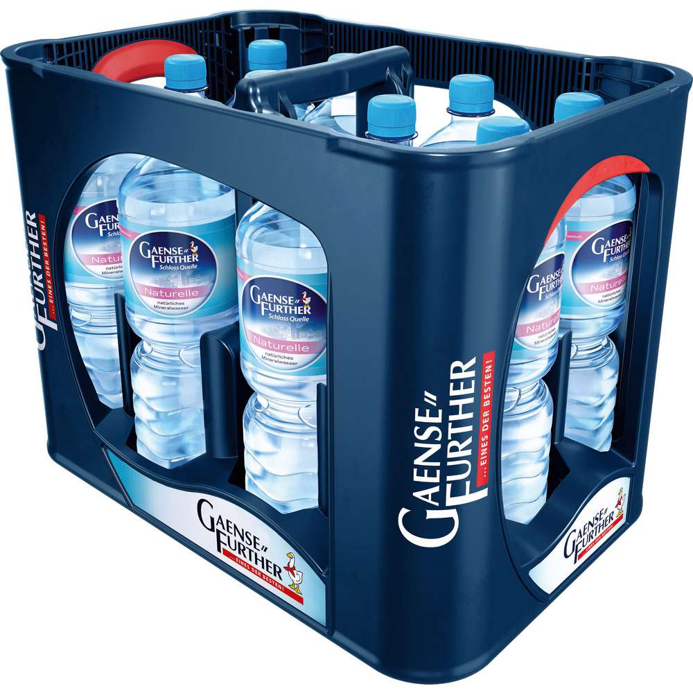 Produktabbildung Gänsefurther Mineralwasser, Naturelle (12x 1,000 Liter)
