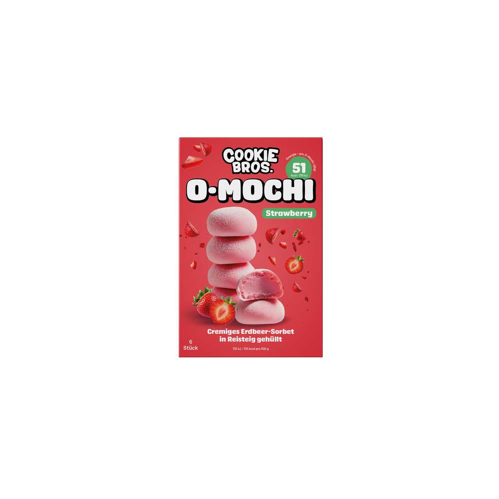 Produktabbildung O-Mochi Mochi Eis, Erdbeere