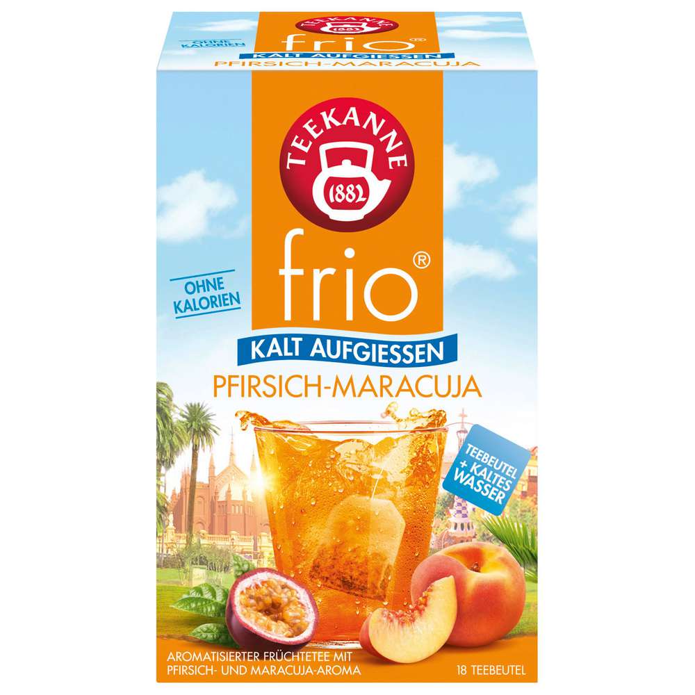 Produktabbildung Teekanne Instant Tee-Getränk frio, Pfirsich-Maracuja