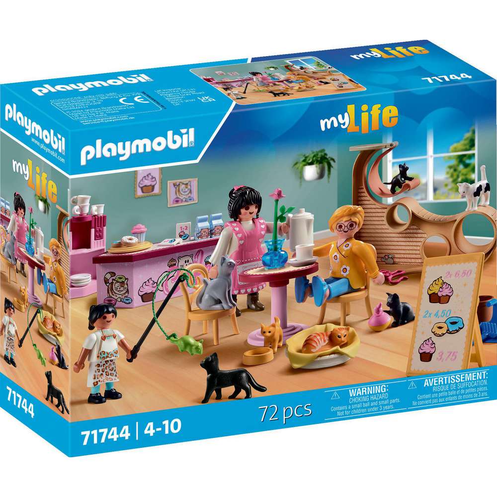 Produktabbildung Playmobil 71744 Katzencafe