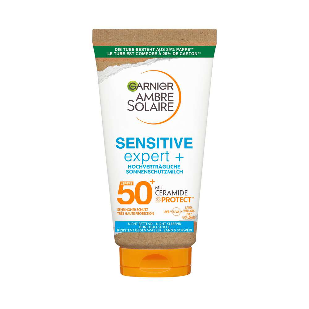 Produktabbildung Garnier Ambre Solaire Sonnenschutz-Milch 50+