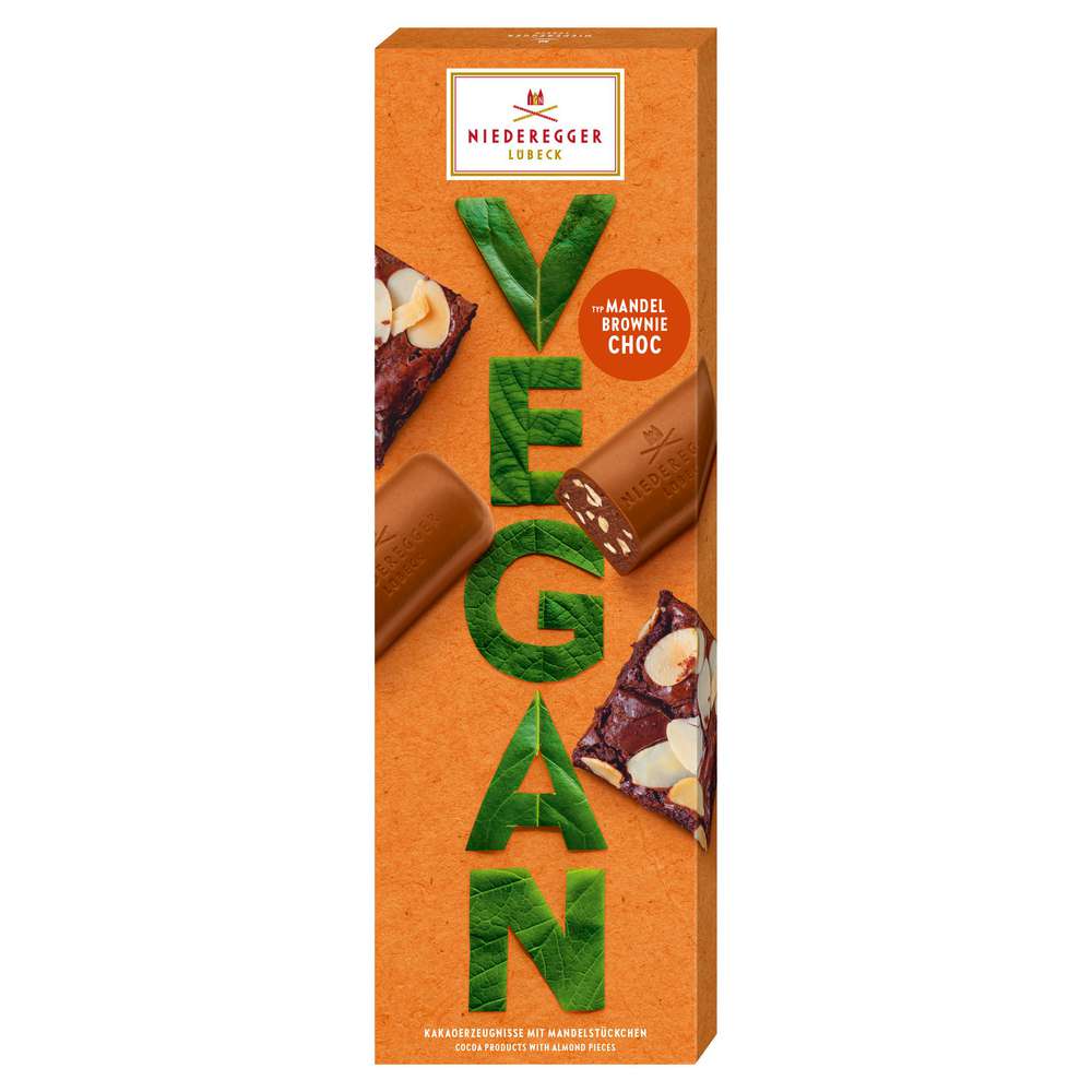 Produktabbildung Niederegger Veganes Kakaoerzeugnis Mandel-Brownie-Choc