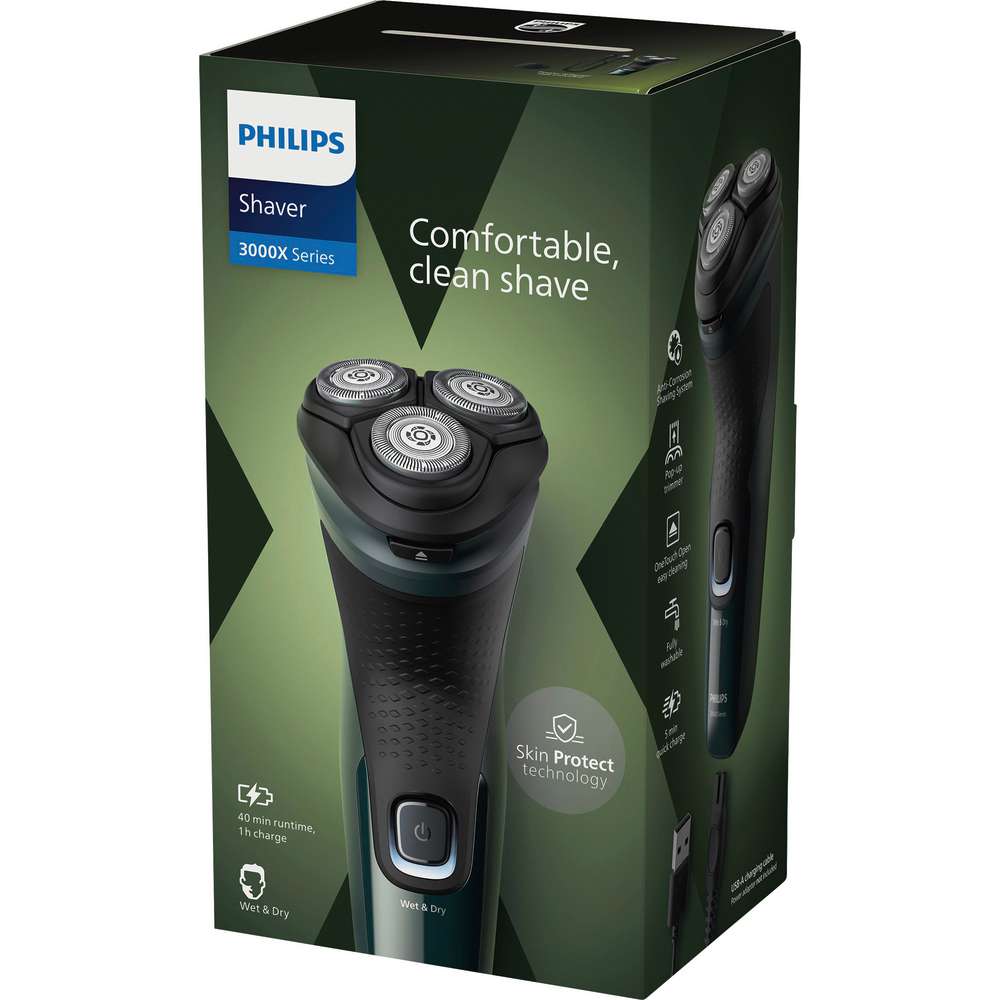 Produktabbildung Philips Herrenrasierer Comfortable X3002/00, clean shave 