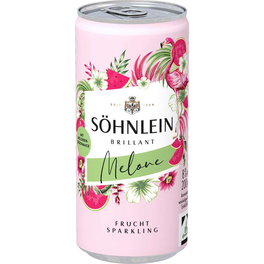 Produktabbildung Söhnlein Brillant Fruchtcocktail Melone Flamingo