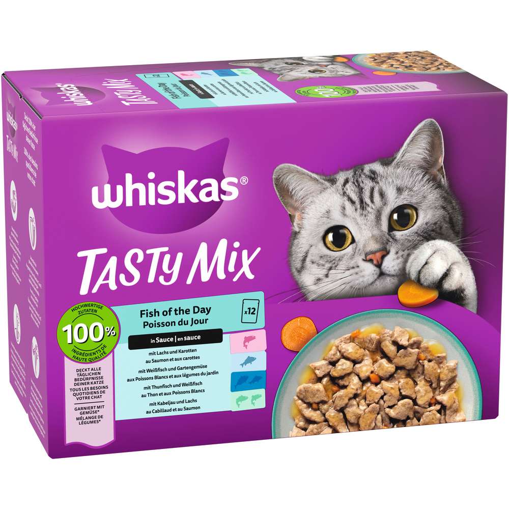 Produktabbildung Whiskas Katzen-Nassfutter, Fish of the Day