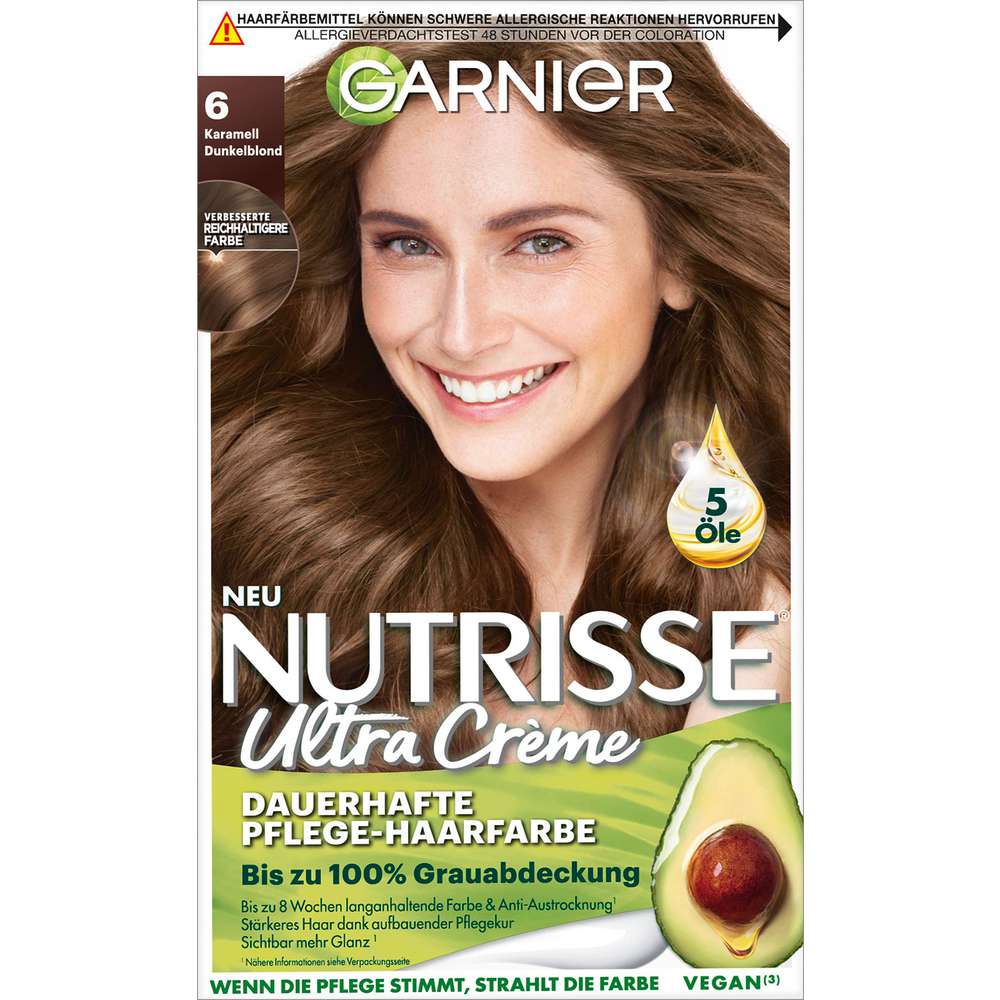 Produktabbildung Garnier Haarfarbe-Creme Nutrisse, 60 Dunkelblond