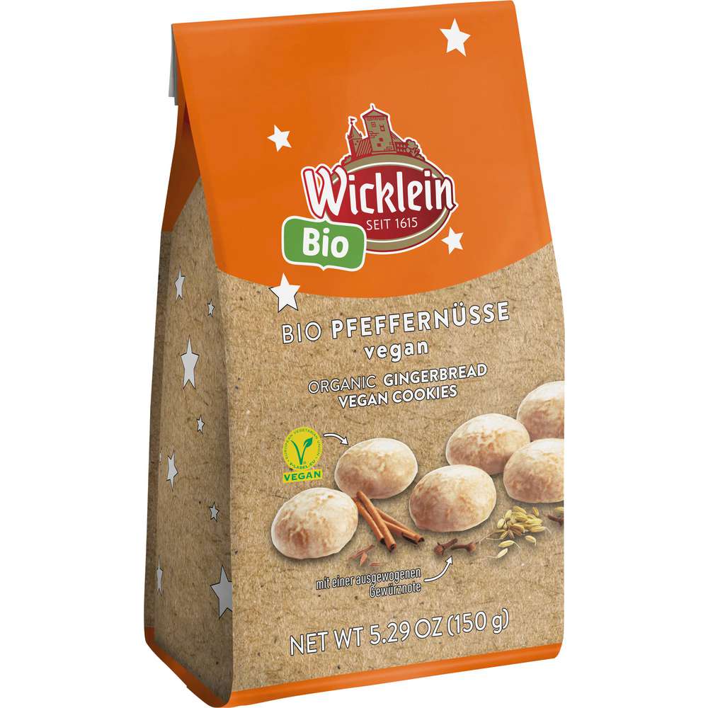 Produktabbildung Wicklein Bio Pfeffernüsse, vegan