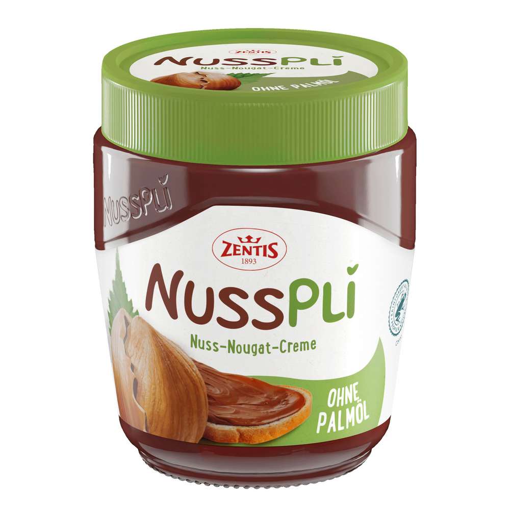 Produktabbildung Zentis Nusspli Nuss-Nougat-Creme ohne Palmöl