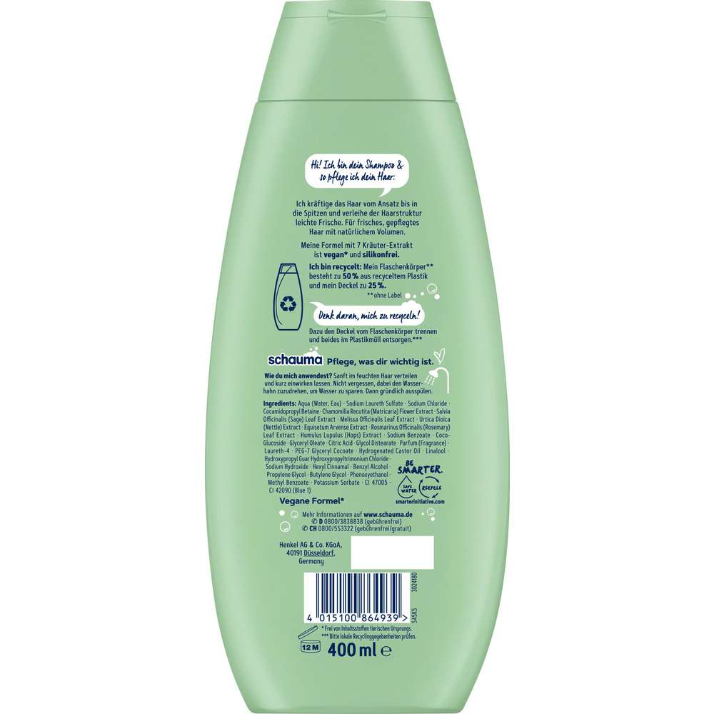 Produktabbildung Schauma Shampoo, 7 Kräuter